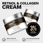 PROVE NOTHING Anti - Aging Retinol Cream for Face with Collagen & 5% Hyaluronic Acid Day & Night Moisturiser for All Skin Types (50ml) | DESIGNED IN AUSTRALIA - Battery Mate