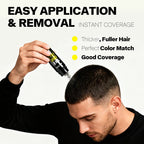 PROVE NOTHING Hair Fibres (28g) Instantly Fuller, Thicker Look Windproof & Sweatproof | Women and Men | Designed in Australia (Light Brown) - Battery Mate