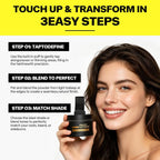 PROVE NOTHING Hairline Powder Root Touch - Up Designed in Australia, Gray Coverage, Bald Spot Concealer, Thinning Hair Fill - In Powder, Sweat & Water Resistant, 24 - Hour Wear for Women & Men (Medium Brown) - Battery Mate